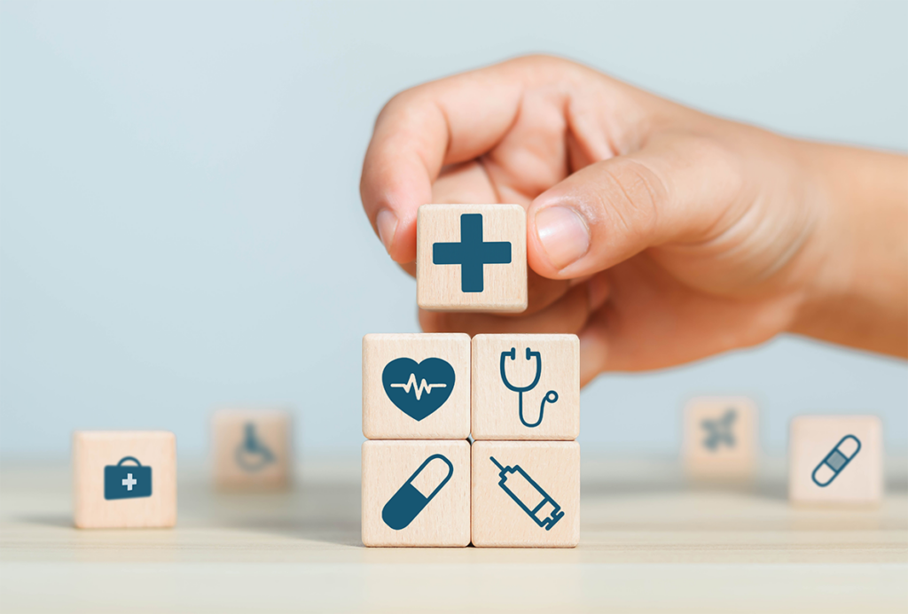 Medizinisches Arbeitsumfeld mit Stethoskop